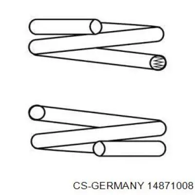 Передняя пружина 14871008 CS Germany