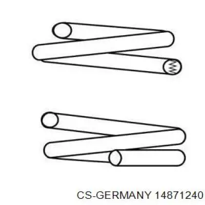 Передняя пружина 14871240 CS Germany