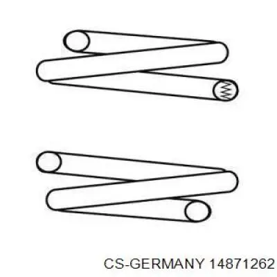 14871262 CS Germany Пружина передней подвески
