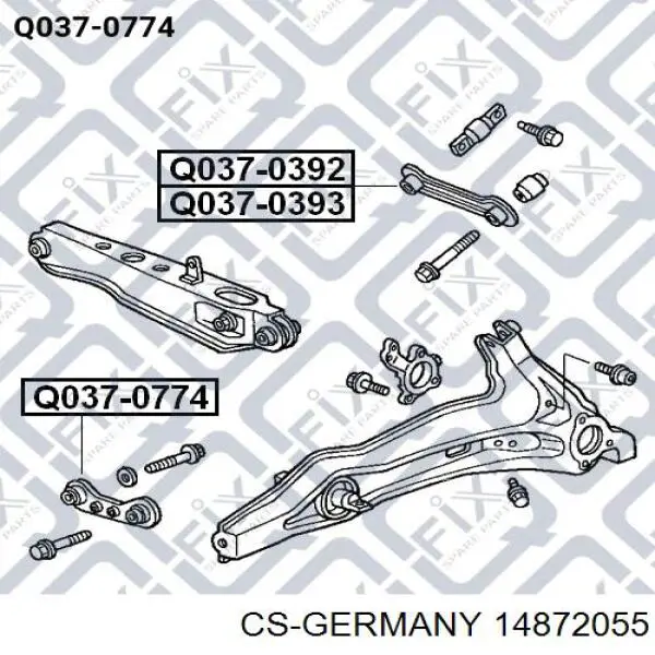 Купить 14872055 CS Germany Пружина подвески