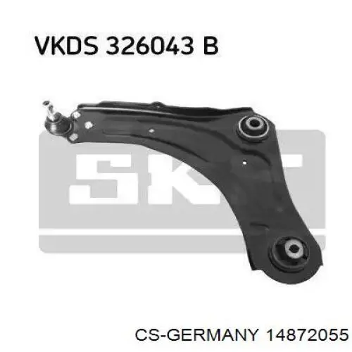 Задняя пружина 14872055 CS Germany