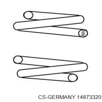 Передняя пружина 14873320 CS Germany