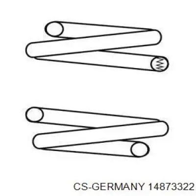 Передняя пружина 14873322 CS Germany