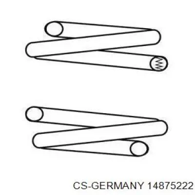 Передняя пружина 14875222 CS Germany