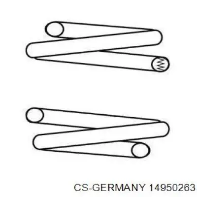 Передняя пружина 14950263 CS Germany