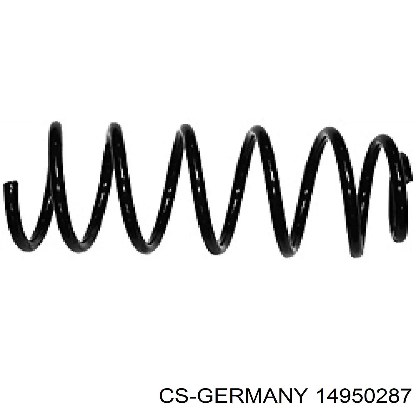 Передняя пружина 14950287 CS Germany