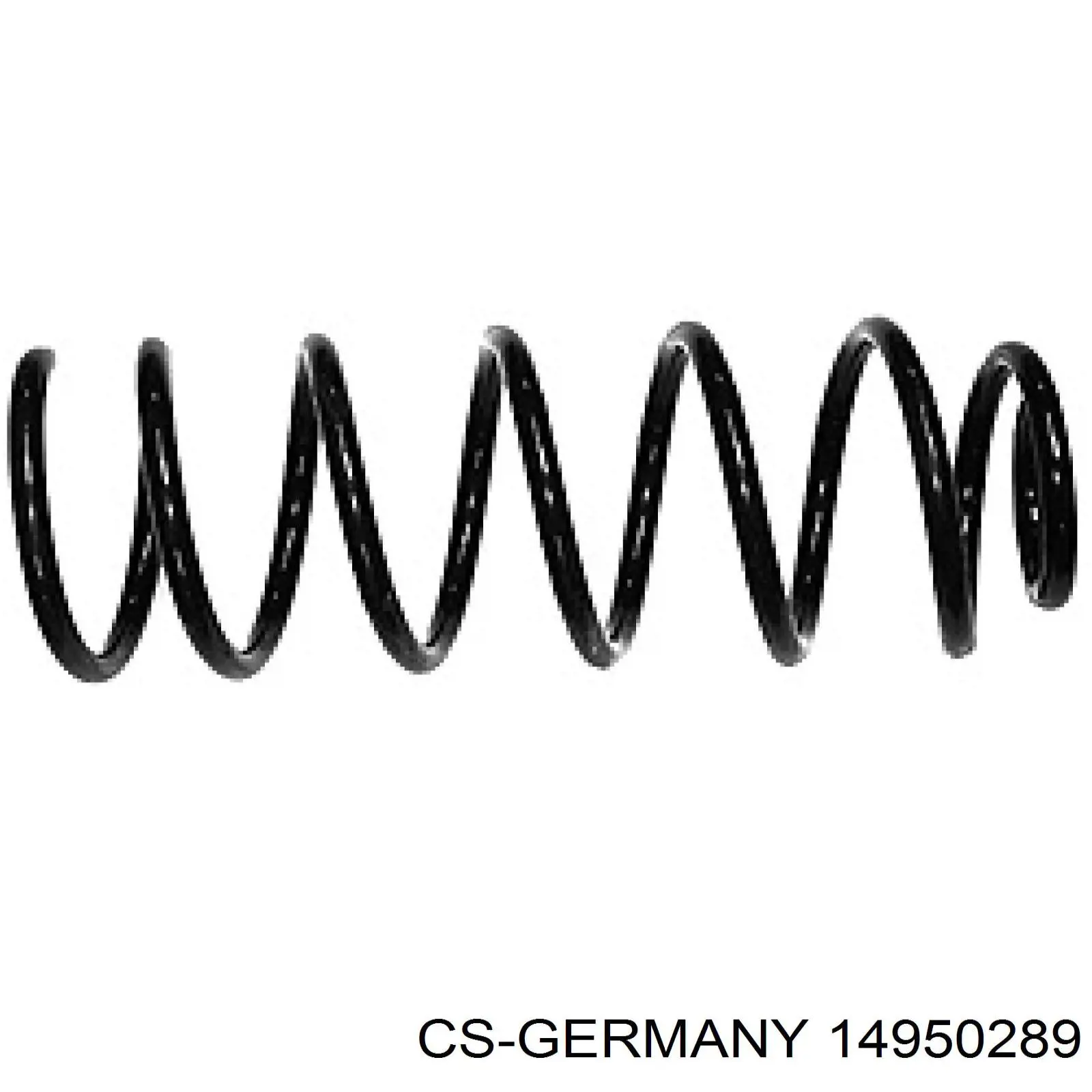 14950289 CS Germany пружина передняя
