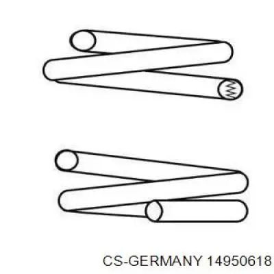 Задняя пружина 14950618 CS Germany