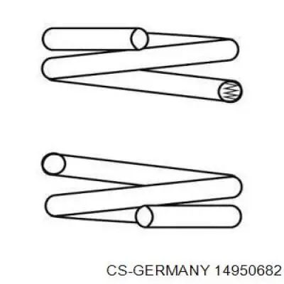 Передняя пружина 14950682 CS Germany