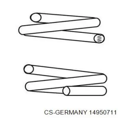 14950711 CS Germany пружина задняя