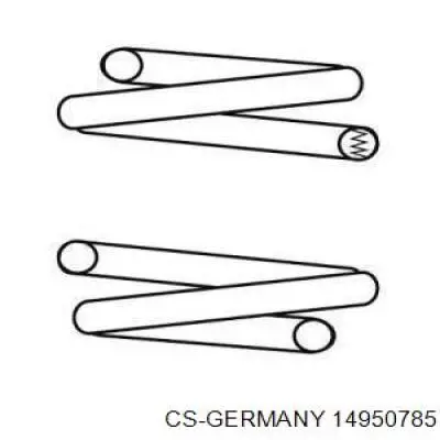 Купить 14950785 CS Germany Винтовая пружина подвеска