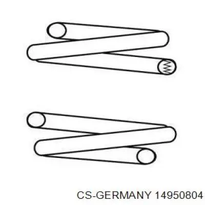 Передняя пружина 14950804 CS Germany