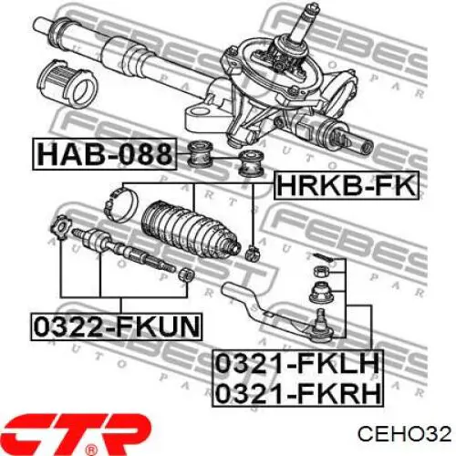 Рулевой наконечник CEHO32 CTR