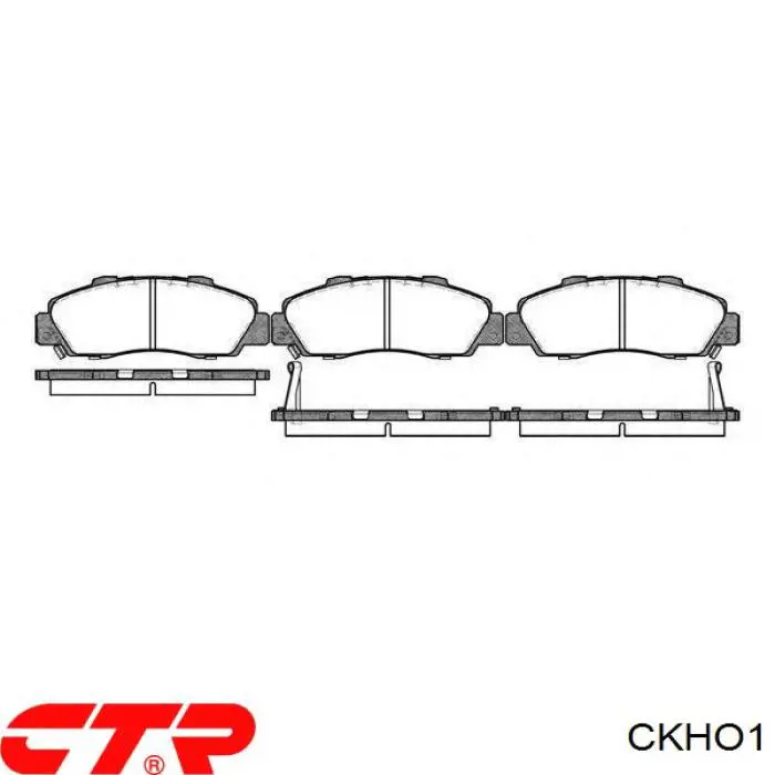 Передние тормозные колодки CKHO1 CTR