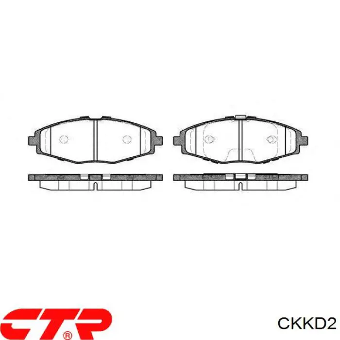 Колодки CTR CKKD2 цена, от 8.55 USD