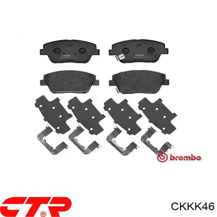 Купить CKKK46 CTR Колодки тормозные