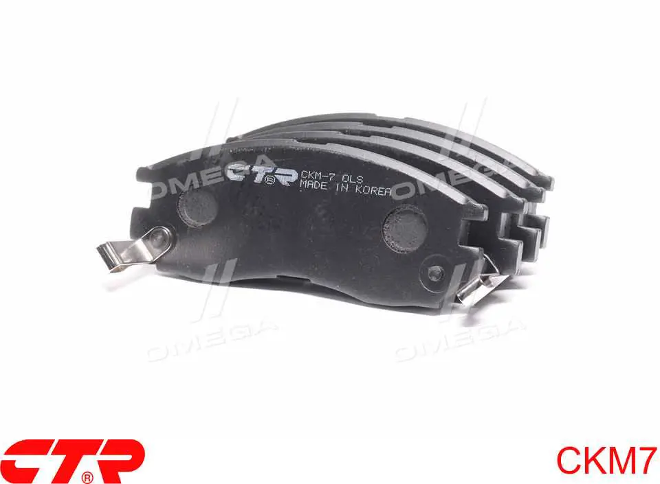 Передние тормозные колодки CKM7 CTR