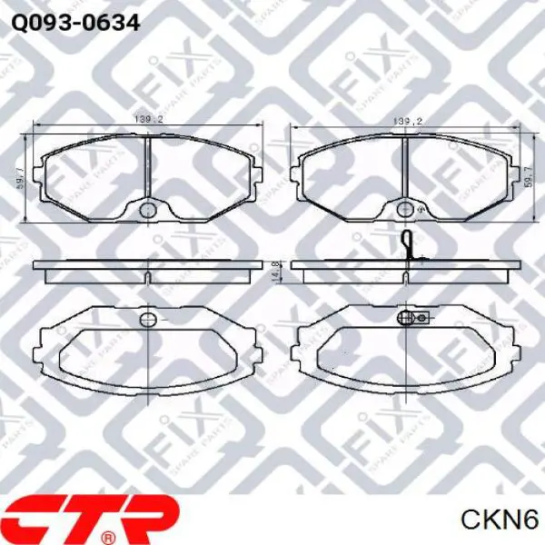 Колодки CTR CKN6 цена, от 22.91 USD