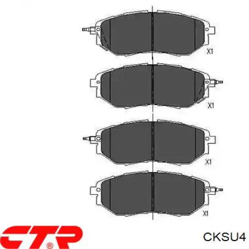 CKSU4 CTR Колодки передние