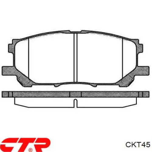 Передние тормозные колодки CKT45 CTR