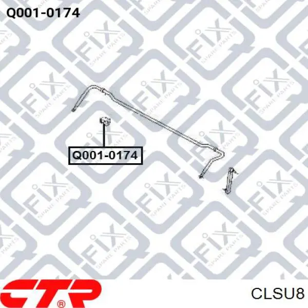 Стойка стабилизатора задняя правая CTR CLSU8 цена, от 17.18 USD