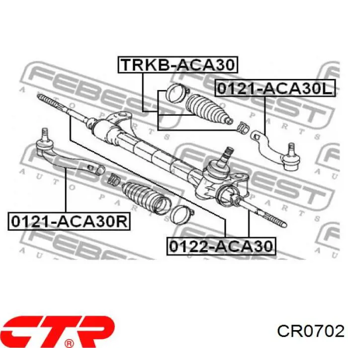 Рулевая тяга CR0702 CTR