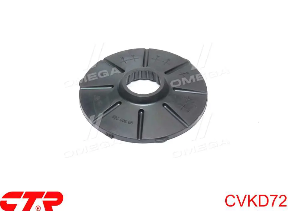 CVKD-72 CTR проставка (резиновое кольцо пружины задней нижняя)