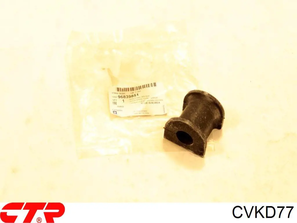 Втулка переднего стабилизатора CTR CVKD77 цена, от 2.29 USD
