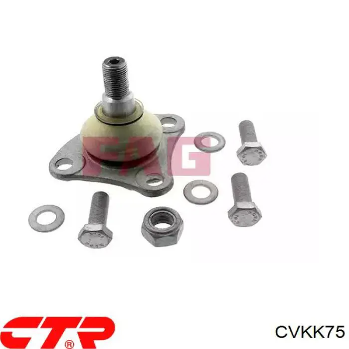 CVKK75 CTR Сайлентблок задней рессоры, задний