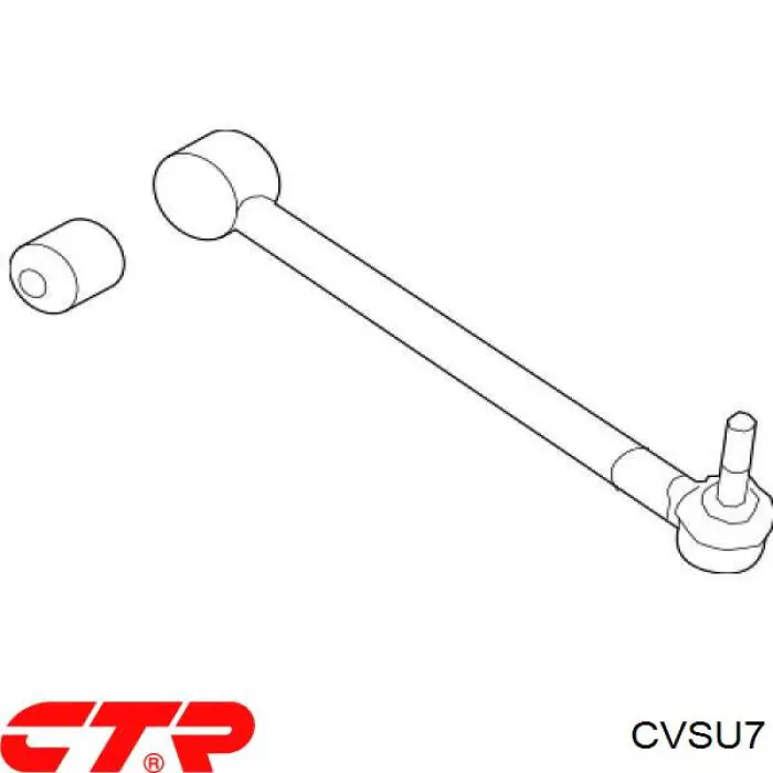 CVSU7 CTR Сайлентблок заднего поперечного рычага, внутренний