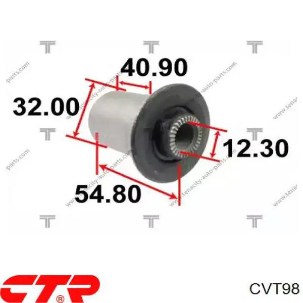 CVT98 CTR Сайлентблок задней тяги