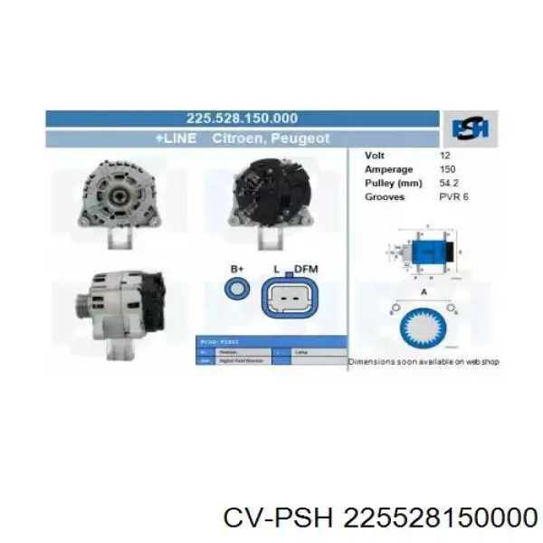 Compre 225528150000 CV PSH Gerador