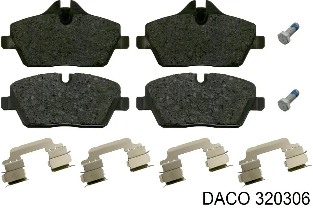 320306 Daco Колодки передние