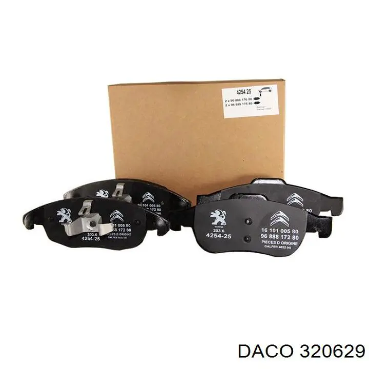Колодки Daco 320629 цена, от 15.94 USD
