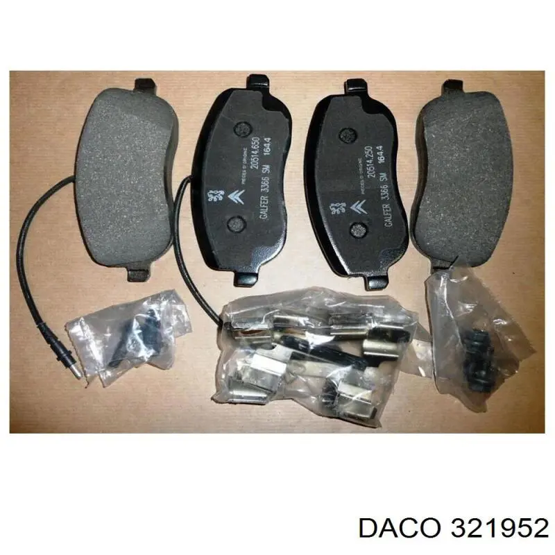 Колодки Daco 321952 цена, от 20.11 USD