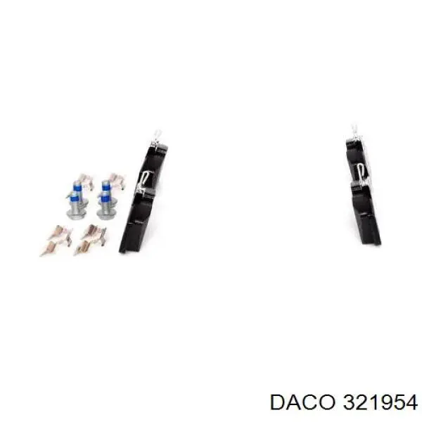 Колодки дисковые  Daco 321954 цена, от 13.09 USD