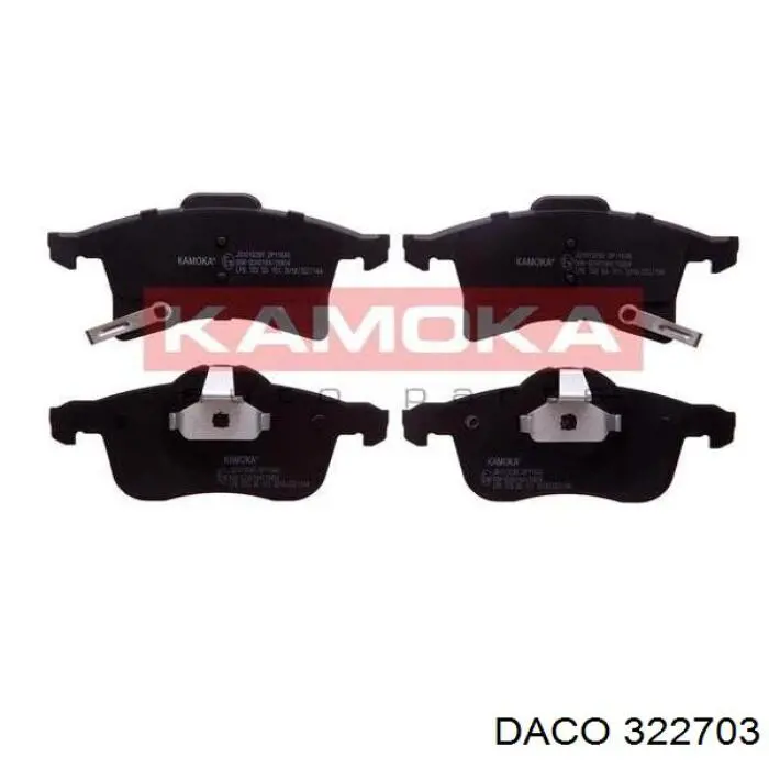Купить 322703 Daco Колодки тормозные