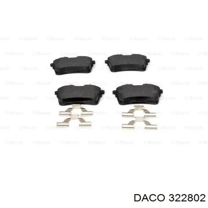 Колодки дисковые  Daco 322802 цена, от 15.50 USD
