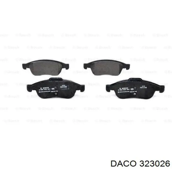 323026 Daco Колодки передние