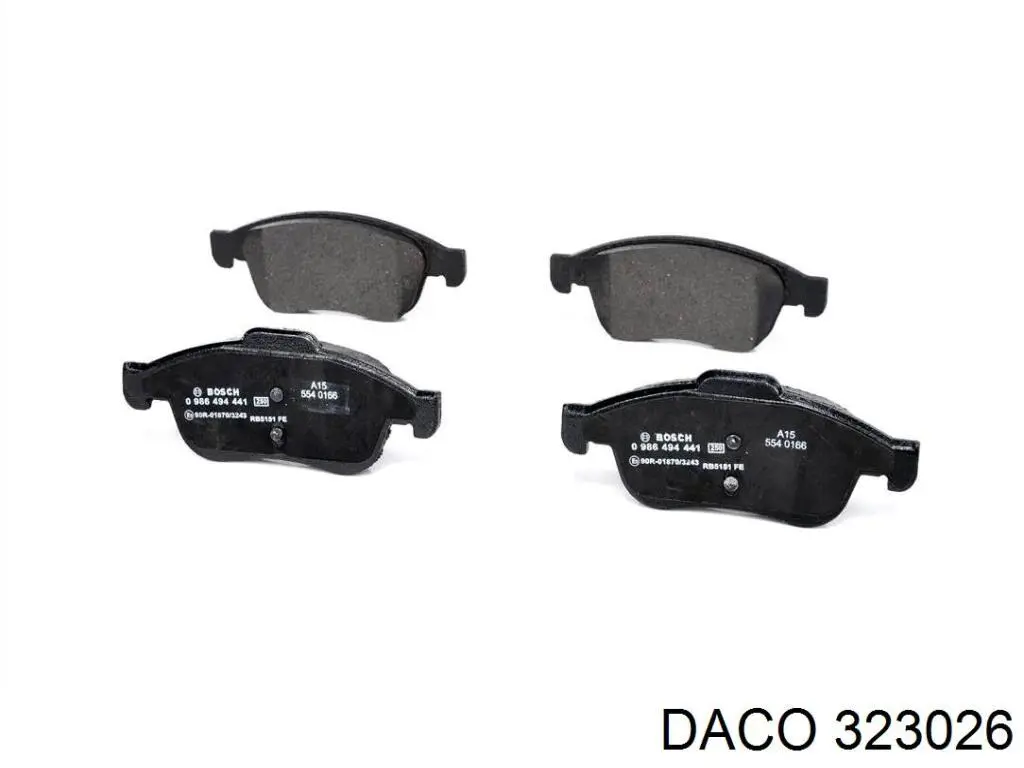 Колодки Daco 323026 цена, от 23.21 USD