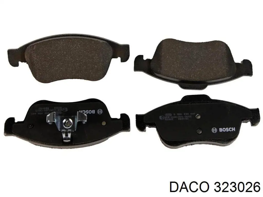 Купить 323026 Daco Колодки тормозные