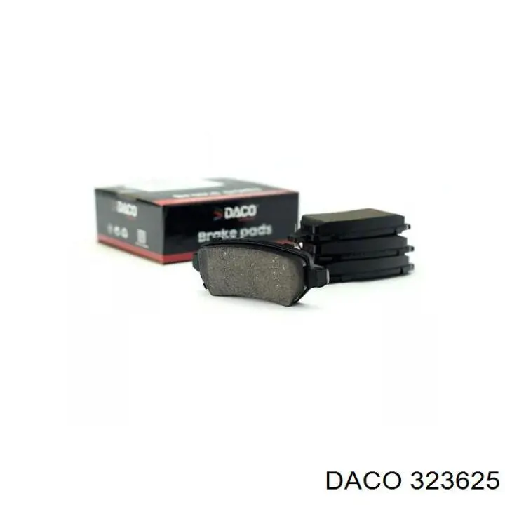 323625 Daco Колодки тормозные дисковые комплект