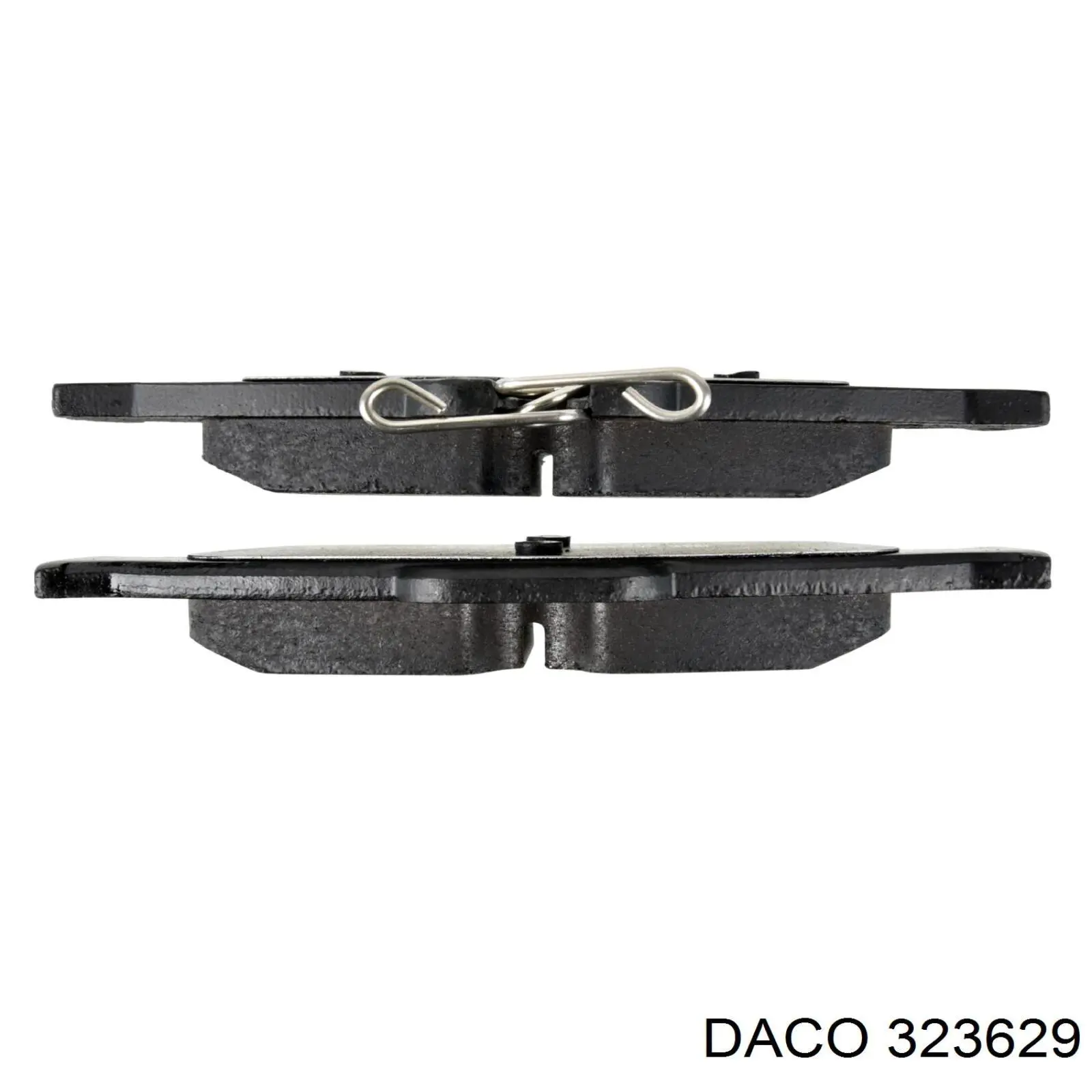 Купить 323629 Daco Колодки тормозные задние, дисковые