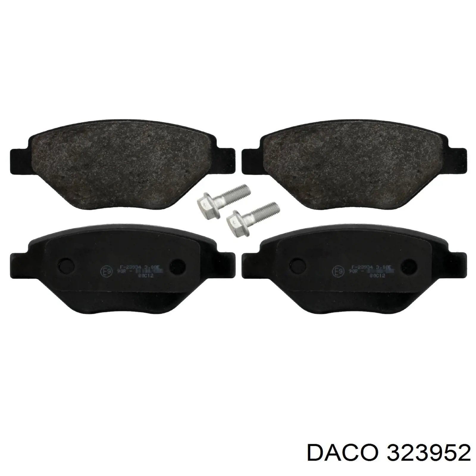 323952 Daco Колодки передние