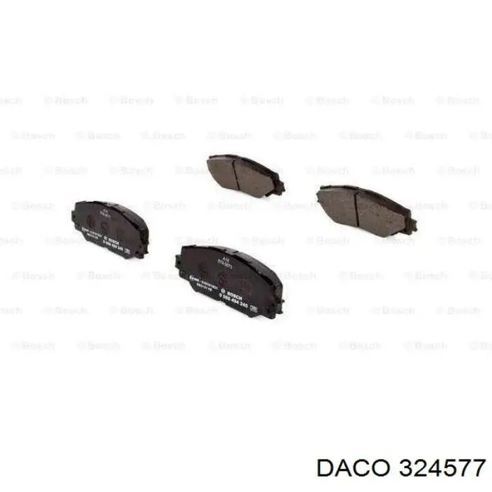 Передние тормозные колодки 324577 Daco
