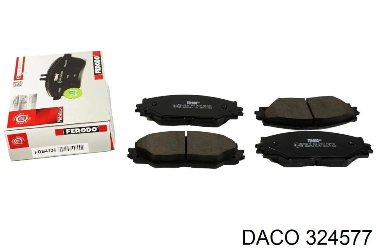 Колодки Daco 324577 цена, от 20.04 USD