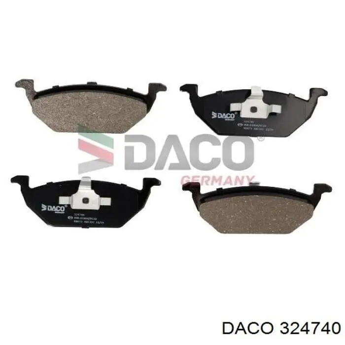 324740 Daco Колодки передние