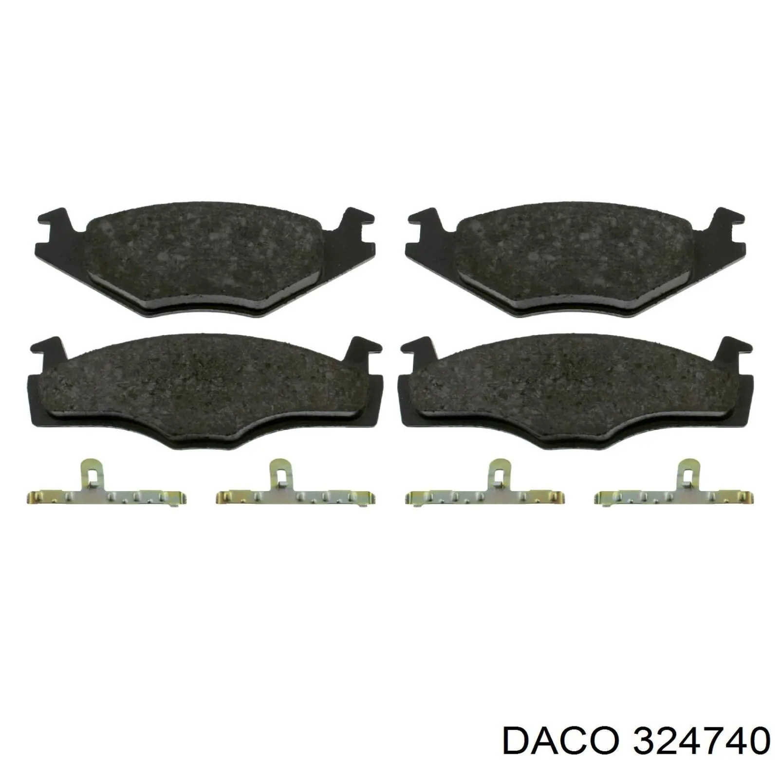 Колодки Daco 324740 цена, от 19.23 USD