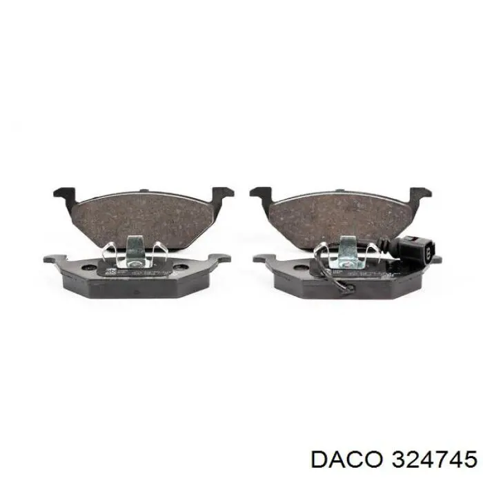 Передние тормозные колодки 324745 Daco