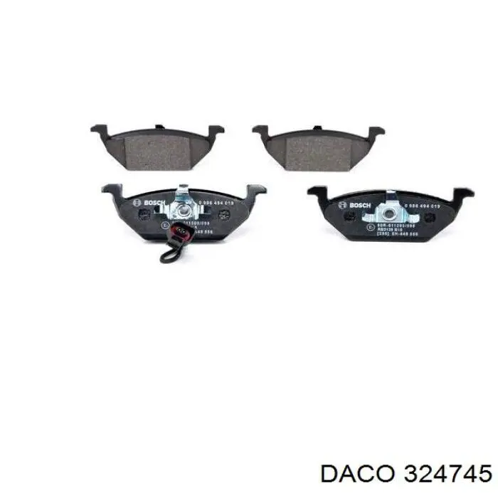 Колодки Daco 324745 цена, от 22.30 USD